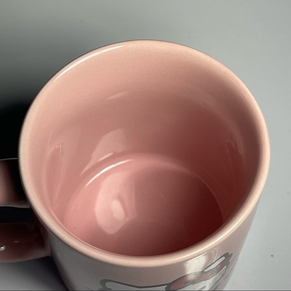 SOLD!!! Hello Kitty Mug for Coffee Tea Cute two-sided Sanrio Pink Drinkware - Picture 8 of 11